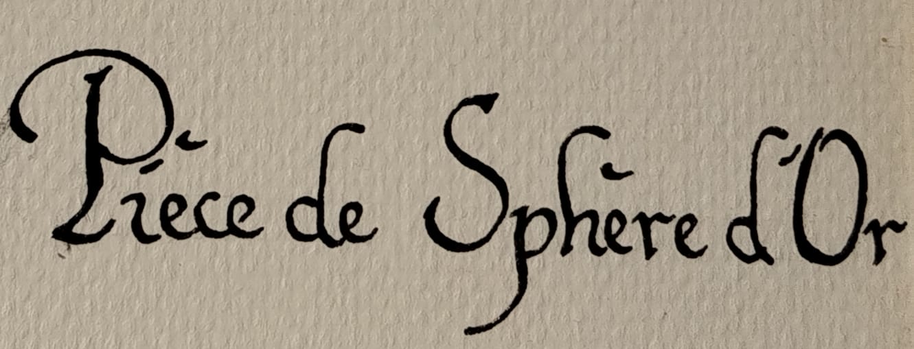 Pièce de Sphère d'Or